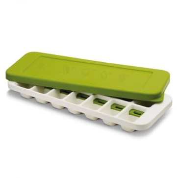 Joseph Joseph QuickSnap, bandeja de cubitos de hielo de fácil liberación - Verde