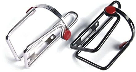 XLC Cage bidon alu BC-A02 (Couleur: Argent Matte) Porte-Bouteille métal pour vélo Support bidon