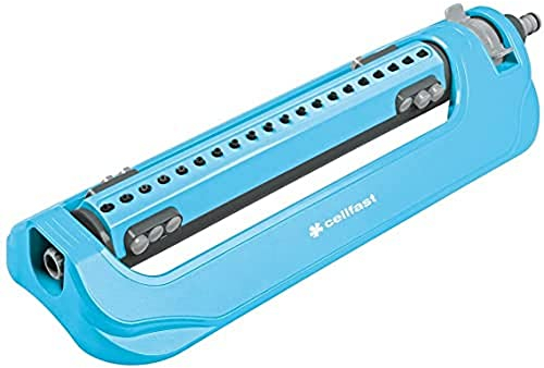 Cellfast Arroseur oscillant Opti Ideal, 20 Buses de pulvérisation, Réglable en continu, Haute qualité, Surface d'arrosage jusqu'à 263 m2, 52-075 52-075 Bleu