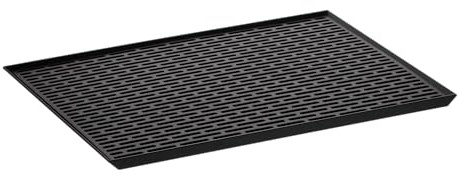 Yamazaki Tower Abtropfmatte, ABS, Schwarz, One Size