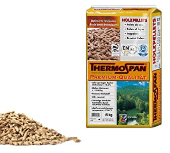 Thermospan Sacco Pellet di Legno Certificato A1 Premium Quality Sacco 15kg