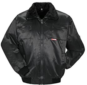 Planam 0334072 Outdoor Gletscher Pilotenjacke, Schwarz, Größe 5XL