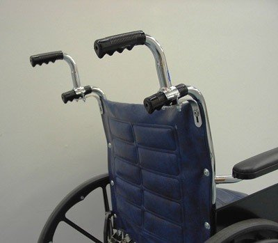 The Wright Stuff Wheelchair Grip Extensions - 13cm Height, Black, Ergonomic, Healthcare, Care-giving