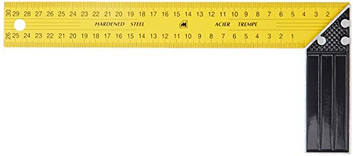 SQUADRE P/FALEGNAME ACCIAIO BASE ALLUMINIO