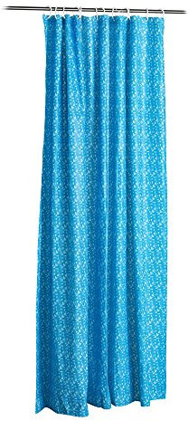 Premier Housewares Duschvorhang mit Mosaik-Design, Blau blau