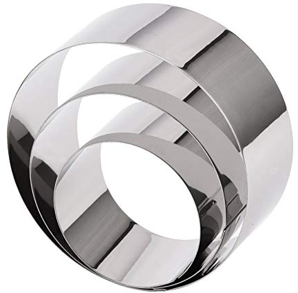 Set di stampi ad anello per torte e mousse Round