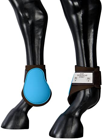 Pfiff Streichkappen zweifarbig mit Soft-Innenfutter und Doppel-Klettverschluss, Größen Full und Pony und in 6 verschiedenen Farben