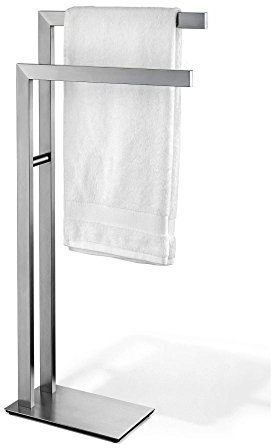 ZACK 40046 LINEA Handtuchständer, Edelstahl hochglänzend, 38,5 x 15 x 80 cm