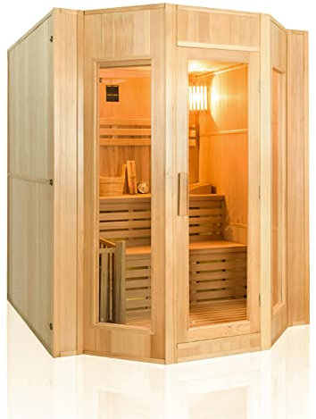 France Sauna - SN-ZEN4PK - Sauna Vapor Zen - Sartén y Piedra Incluida - Potencia 6 KW - 4 Plazas Pack Completo