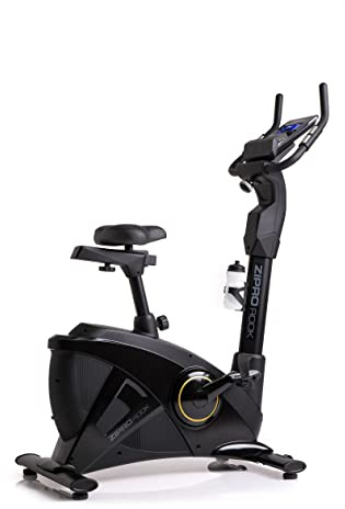 Zipro Vélo d'appartement iConsole Rook Gold, Ergomètre Fitness, Vélo d'appartement magnétique, Ergomètre jusqu'à 150 kg, Vélo d'intérieur, Vélo d'entraînement à domicile, Vélo ergomètre filaire