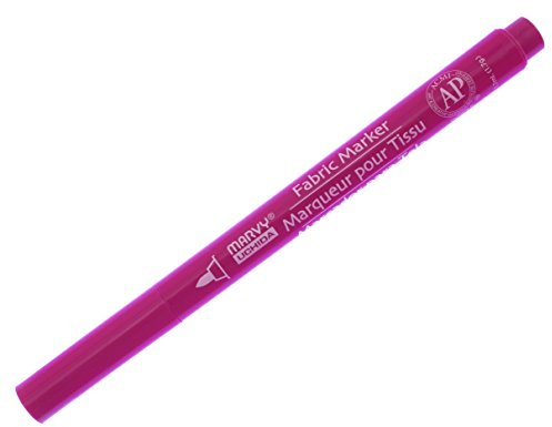 Uchida Pigmented Permanent Fine Point Fabric Marker: Magenta