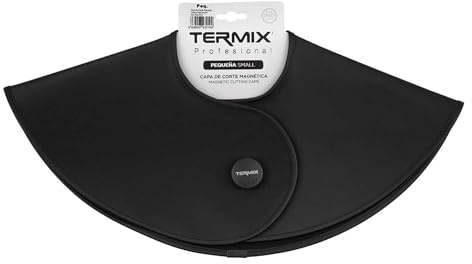 Termix Cape de Coupe Professionnel Magnétique Noir. Cape de Coupe Petit Format. Accessoire Professionnel de Coiffure