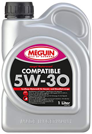 Meguin Megol Compatible SAE 5W-30 Plus | 1 L | Synthesetechnologie Motoröl | Art.-Nr.: 6561