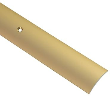 GedoTec Profilo transizione concavo perforato Alluminio anodizzato Ferroviario transizione Battiscopa Larghezza 30 - 40 - 50 mm 3 Colori 100 cm o 200 cm fatto germania - Alluminio ottone anodizzato, 30 x 2000 mm