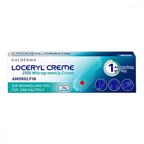 Loceryl Creme 20g, zur Behandlung von Haut- und Fußpilz