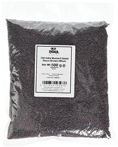 Old India Mustard Seeds Black (Brown) Whole 500 g