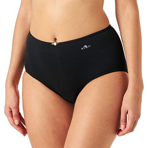 EVEN 4300/Pack 1, Braguitas para Mujer, Negro (Black), X-Large