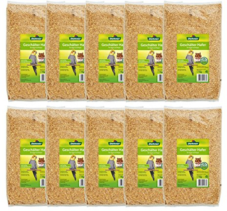 Dehner geschälter Hafer, 10 x 1 kg (10 kg)