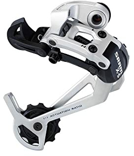 SRAM X5 9 Speed Long Cage Rear Derailleur Silver