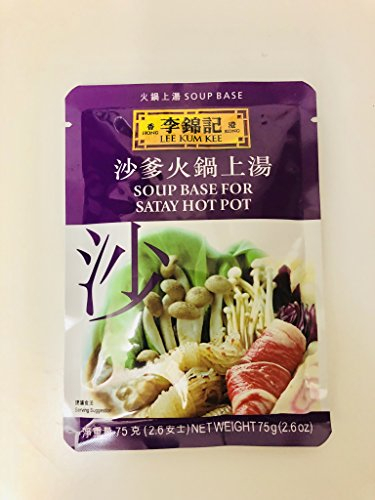 Suppengewürz für Hot Pot - Lee Kum kee - Satay Hot Pot, 1er Pack (1 x 75 g) …