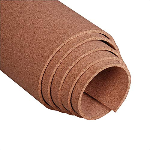Manton Cork Premium Cork Sheet - 4' x 10' x 3/8, 100% Natural Facing Grade Material for Bulletin Boards, Decorative Photo and Message Push Pin Displays - Perfect for Home, School, and Office