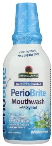 Nature's Answer PerioBrite Alcohol-Free Mouthwash Winter Mint 16 fl oz Vitamin Supplements