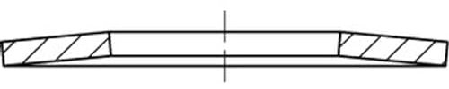 DIN 2093 St. 50 x 25,4 x 2,25 VE=S Tellerfedern 100 Stück