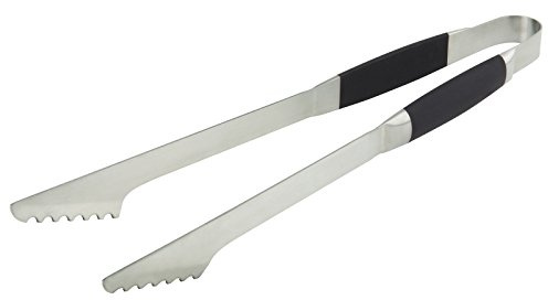 Ilsa Pinza per barbecue, 42,5 cm, in acciaio inox, impugnatura soft-touch