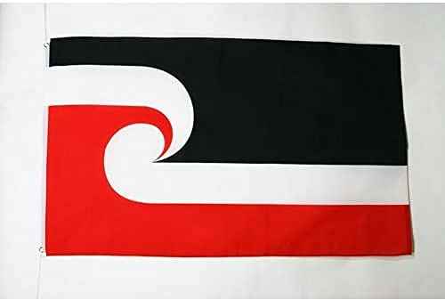 AZ FLAG - Flagge Māori - 90x60 cm - Maori Fahne 100% Polyester mit Messing-Ösen - 50g