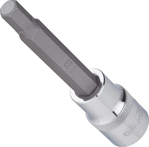 Vigor V2075 Hexagon Socket Screwdriver Bit, 8 mm, L 100 mm, 1/2