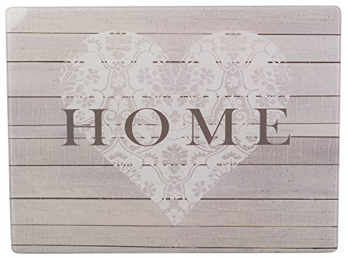Creative Tops Everyday Home Protection de Surface de Travail en Verre, Gris, 30 x 40 x 0,8 cm