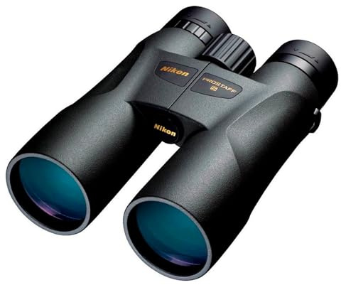 Nikon PROSTAFF 5 12x50mm Binoculars - High-Definition Multilayer-Coated Optics, Waterproof Fogproof Lightweight Outdoor Binoculars for Birdwatching, Hiking, Nature Observation (7573)