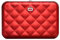 Porte-Cartes pour Femme, en Aluminium Rigide Effet matelassé, Protection RFID Contre la fraude et la démagnétisation, Portefeuille Compact, modèle Lady Case Helsinki