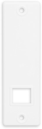 DIWARO® Wicklerblende für Mini Einlass Gurtwickler | Lochabstand 130 mm | Kunststoff weiß | Abdeckplatte zur Abdeckung von handelsüblichen Gurtwicklern