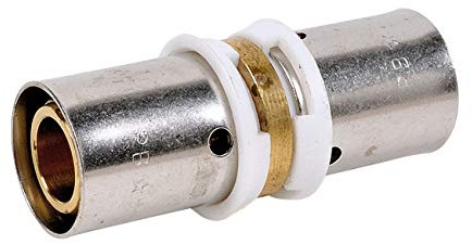 Raccord PER droit à sertir Ø 12 mm PB tub