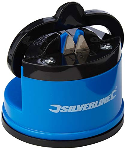 Silverline Knife Sharpener with Suction Base 60 x 65 x 60mm (270466)