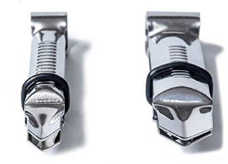 Silikomart | Set 2 Pinzas Wonder Crimper para Decoraciones de Tartas, Diseño Irregular Close V, Material Acero Inoxidable, Medidas 17 mm - 12 mm, Made in Italy