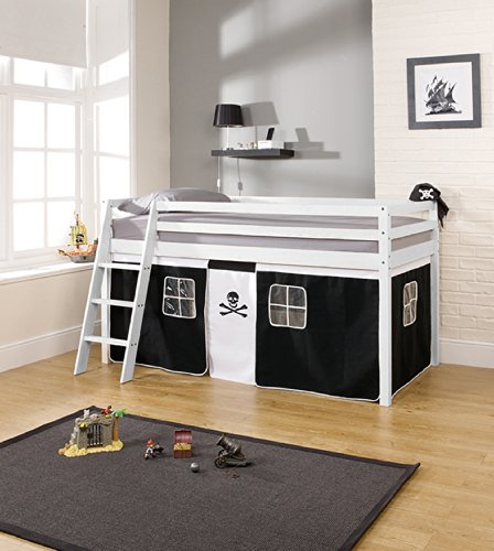 Noa and Nani Kids Cabin Bed Play Tent Pirate Underbed Den for Midsleeper