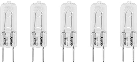 Anyray A1710Y (5)-Pack G8 100W 100-Watt 130 Volt T4 Light GY8.6 Bulbs 100Watt 5-Lamps