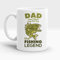 6TN Dad, The Man, The Myth, The Fishing Legend Novelty Mug