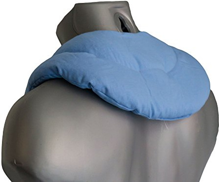 Neck Cushion with Grains Divided in Chambers | Light Blue | Currant Seeds | thermic Cushion for The Neck