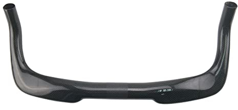 44 cm Aerolenker Aerolenker für Triathlon, Rennrad, Aero, Carbon, Aero, Lenker, Aero, TT, Triathlon, Carbon, TT-Bar, Aero-Drop-Lenker, Bullhorn-Lenker (440 mm, glänzend)