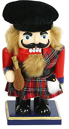 Dekohelden24 Nutcracker Scottish Approx. 18 cm