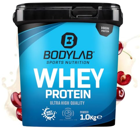 Bodylab24 Whey Protein Pulver, Kirsch-Joghurt, 1kg