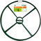 Windhager Pflanzenring Pflanzenstütze Staudenhalter Blumenstrütze Strauchstütze, grün, Ø 40 cm, 3 Stück, 06251