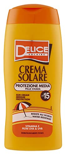 Sun Cream Medium Protection Water Resistant Spf 15 250 ml