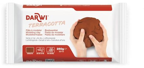 Darwi terracotta, 250 g, lufttorkande modelleringsmassa