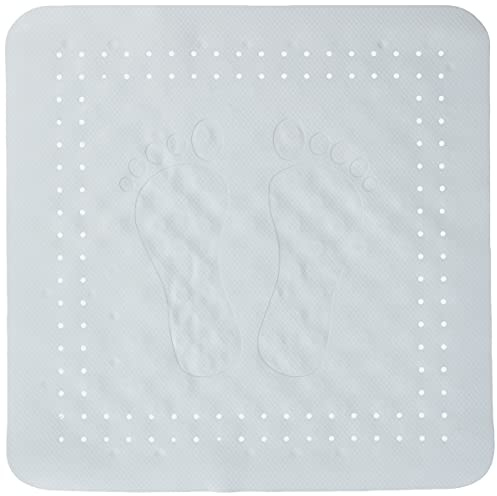 Meusch 4388189002 Duscheinlage Foot, 55 x 55 cm, grau