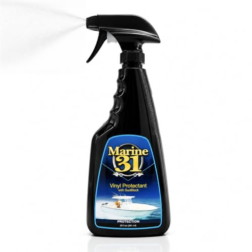 Marine 31 Vinyl Protectant with Sunblock | Prevents Fading & Cracking | Safe for Boats, Car Interiors & Patio Furniture | Long-Lasting UV Protection | M31-430 | 20 oz