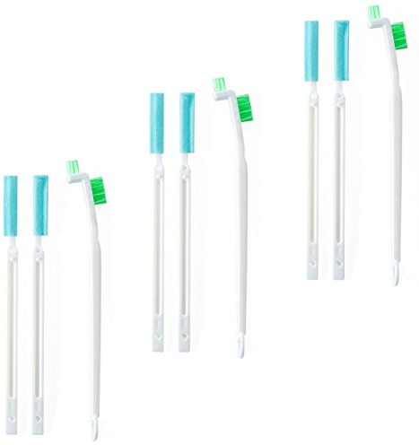 Condello Casa Flaschenbürste Mini zur Reinigung mit Flachem Reiniger, Spaltbürste Rillenbürste Fugenbürste Kleine Bürste für Nuten, Ecken, Schlitze, Lücken von Flaschendeckeln, Fenstertürschienen (9)